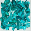 Recycled Chunky Glass, Teal - Size 1 - 0.13-0.25 in. - 1 lbs