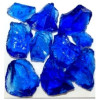Recycled Chunky Glass, Blue - Medium - 0.5-1 in. - 25 lbs