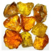 Recycled Chunky Glass, Crystal Amber - Medium - 0.5-1 in. - 25 lbs