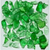 Recycled Chunky Glass, Light Green - Size 1 - 0.13-0.25 in. - 10 lbs