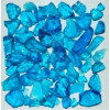 Recycled Chunky Glass, Turquoise - Small - 0.25-0.5 in. - 10 lbs