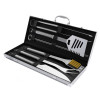 Stainless Steel Barbecue Grilling Accessories Aluminum Storage Case BBQ Grill Tool Set