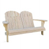 Creekvine Designs 64 in. Treated Pine Low Curveback Garden Bench