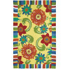 58 x 78 in. Fun Flowers Indoor & Outdoor Area Rug