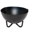 OMSPG4041-Claudron Hanging Cauldron for Burning Smudging Herbs & Resins - Large