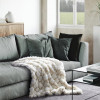 50 x 60 in. Rosemarie Luxuriously Soft Acrylic Throw Beige