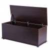 15.75 x 39.25 x 15.75 in. Wooden Storage Organizing Toy Box Brown - Rectangle
