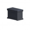 Premium Horizontal Architectural ParcelWirx Delivery Drop Box - Graphite