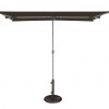 SimplyShade Capri 4.95 ft. x 6.93 ft. Rectangle Balcony Umbrella Black