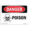 Danger Poison OSHA Decal Sign
