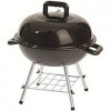 14 in. Charcoal Kettle Grill with Ash Catcher Black