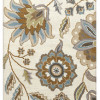 Livabliss Rug 2 ft. 6 in. x 8 ft. Transitional Runner White and Ivory Hand Tufted Rug