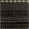 Livabliss Rug Rectangular Black and Gray Area Rug 5 ft. 3 in. x 7 ft. 6 in.