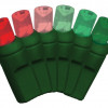 Kellogg Plastics 0.25 in. Holiday Christmas Indoor Outdoor LED- Red Green