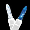 Kellogg Plastics 0.75 in. Holiday Christmas Indoor Outdoor LED- Blue Pure White