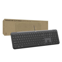 Logitech 920-013302 SIGNATURE SLIM WIRED K620 KBRD FOR BUSINESS (GRAPHITE) - BROWN BOX