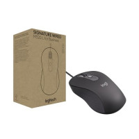 Logitech 910-007497 SIGNATURE WIRED M520 MOUSE FOR BUSINESS (GRAPHITE) - BROWN BOX