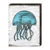 Jelly Fish Art on Board Wall Decor