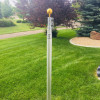 20 ft. Telescoping Flagpole Kit - Silver