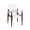 Authentic Models Bridle Campaign Chair White