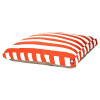 MajesticPet 29 x 36 in. Vertical Stripe Rectangle Pet Bed - Burnt Orange