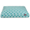 MajesticPet 29 x 36 in. Links Rectangle Pet Bed Teal
