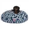 Majestic Pet Athens Navy Small Round Dog Bed