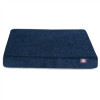 Majestic Pet Navy Villa Small Orthopedic Memory Foam Rectangle Dog Bed
