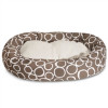Majestic Pet 32 in. Fusion Mocha Sherpa Bagel Bed