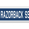 4 x 18 in. A-16 Street Sign - USS Razorback SS 394