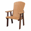 American Furniture 42 x 24.5 x 21 in. Os Home & OfficeModel Fan Back Chair with Tudor Brown Base, Cedar