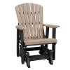 American Furniture Glider Weatherwood Chair with Black Base