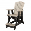 American Furniture Balcony Weatherwood Glider Chair with Black Base