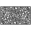Calloway Mills 24 x 36 in. Lilac Vine Rubber Rectangular Doormat Black