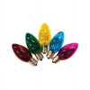 Holiday Bright Lights C9 Christmas Light Bulbs Multi Color 1 in. - 25 Lights