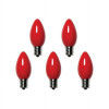 Holiday Bright Lights C9 Christmas Light Bulbs Red 1 in. - 25 Lights