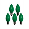Holiday Bright Lights C9 Christmas Light Bulbs Green 1 in. - 25 Lights
