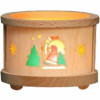 GLAS Richard Glaesser Tea light Luminary - Santa