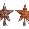 Celebrations 49136A-71 Star Tree Topper with Glitter - pack of 6