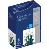 Celebrations 40839-71 Cool White Traditional LED Light Set 100 Count - Pack of 12