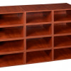 Niche Cubo Storage Set - 12 Half Size Cubes Warm Cherry
