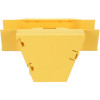 Panduit FRVT4X4LYL FITTING V TEE W/ HINGED DOOR PK1MOQ10