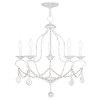 Livex Lighting Chandelier - Antique White