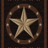 Mayberry Rug 7 ft. 10 in. x 9 ft. 10 in. Hearthside Western Star Ebony Area Rug