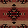 Mayberry Rug 7 ft. 10 in. x 9 ft. 10 in. Hearthside Rio Grande Area Rug Red