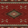 Mayberry Rug 7 ft. 10 in. x 9 ft. 10 in. American Destination Arrowhead Area Rug Red