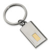 Chisel Stainless Steel Polished Yellow IP-Plated Key Chain