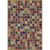 Concord Global 7 ft. 10 in. x 9 ft. 10 in. Jewel Checkboard - Gold
