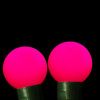 Kellogg Plastics 0.75 in. Holiday Christmas Indoor Outdoor LED- Red - Frosted Ball