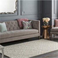 Artistic Weavers Metro Ramona Round Handloomed Area Rug- Ivory - 7 ft. 9 in.